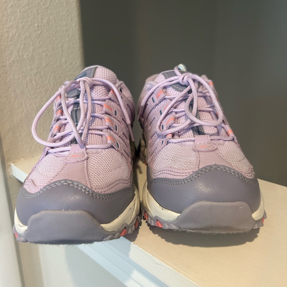 AVIA Womens Purple Gray White Athletic Running Walking WWAV21ES043 Shoes 10 - Picture 7 of 9